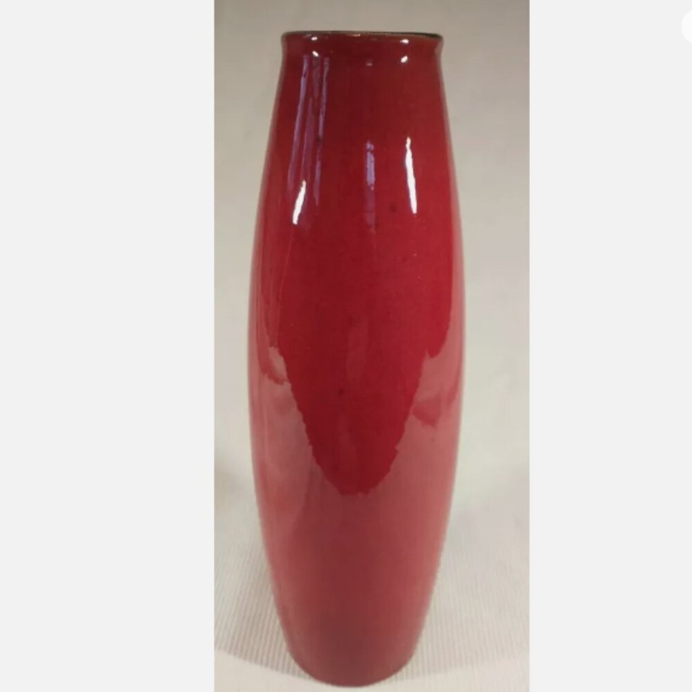 Amano Torpedo Vase, Red